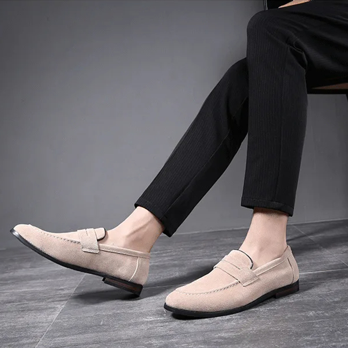 Luxury Suede Slip-On Loafers