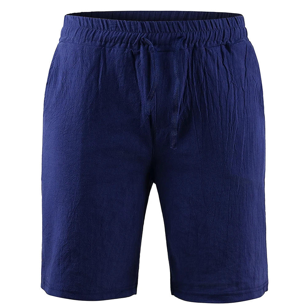 BreezeFit Men's Linen Shorts