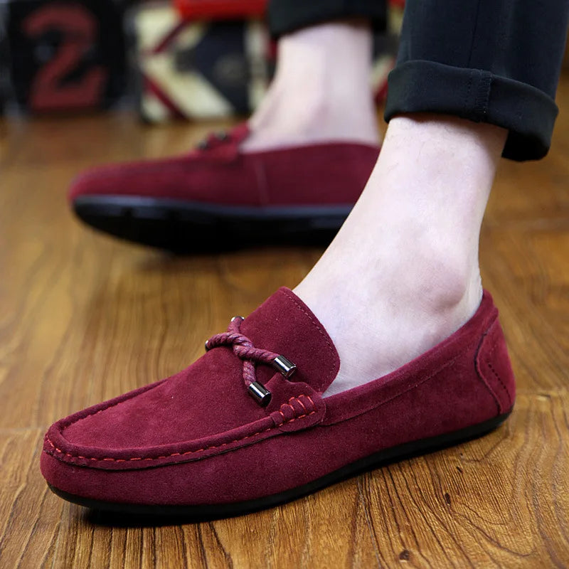 Spring Comfort Men’s Suede Loafers