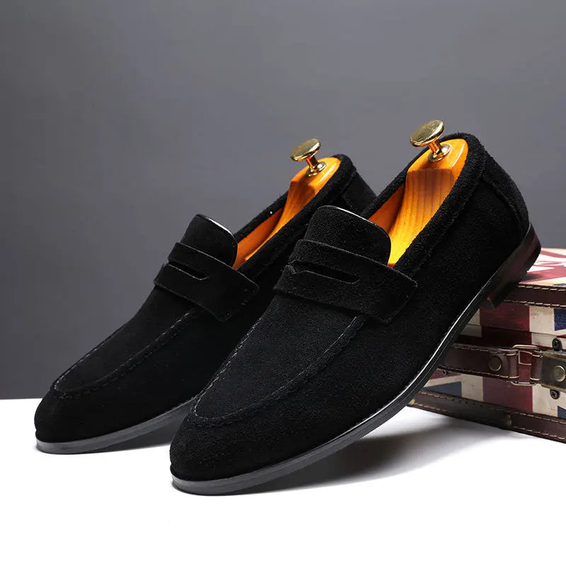 Luxury Suede Slip-On Loafers