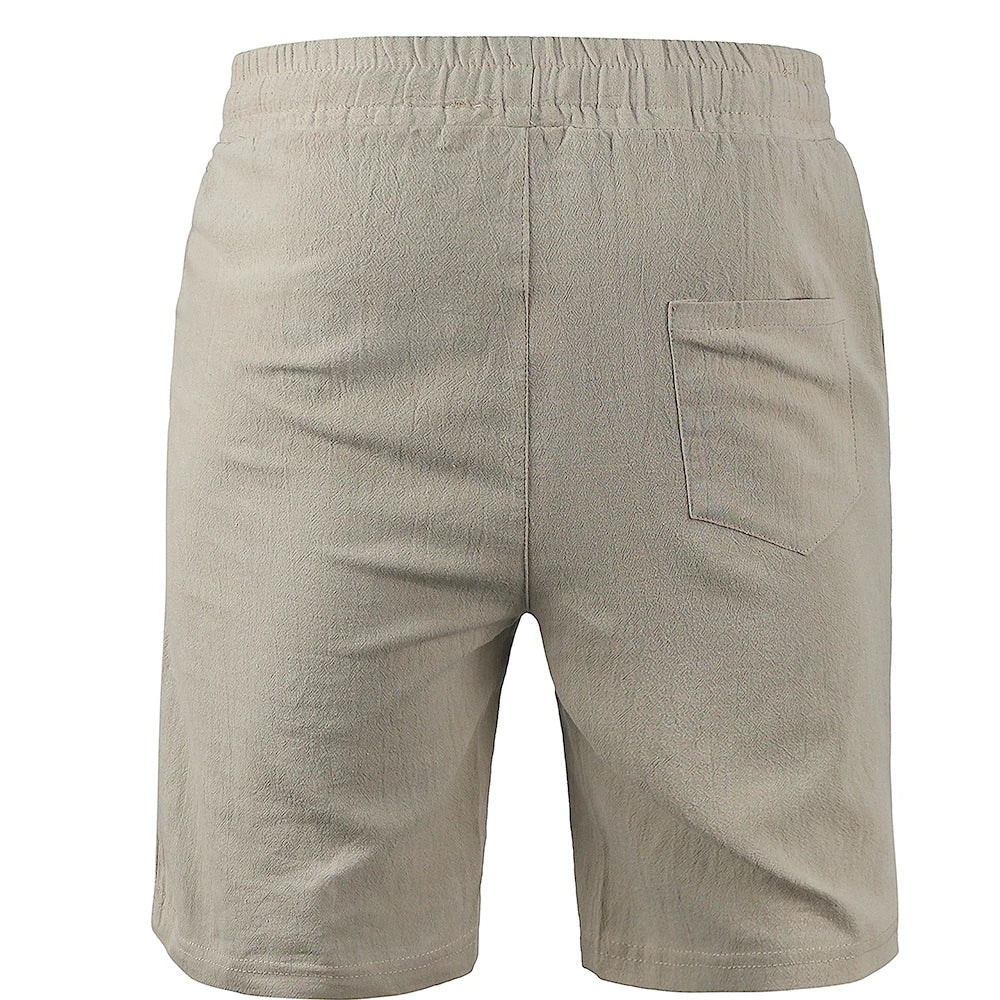 BreezeFit Men's Linen Shorts