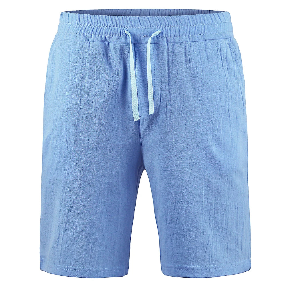 BreezeFit Men's Linen Shorts