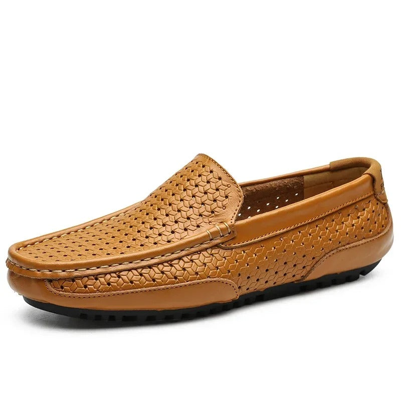 Breathable Leather Loafers for Men