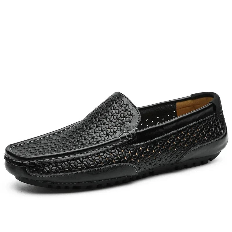 Breathable Leather Loafers for Men