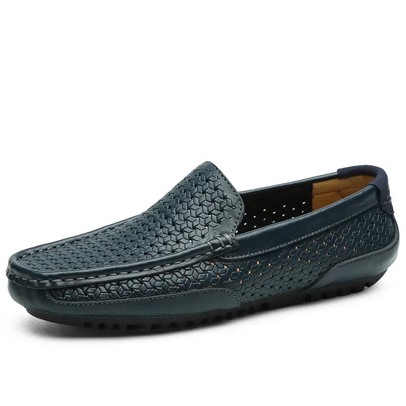 Breathable Leather Loafers for Men