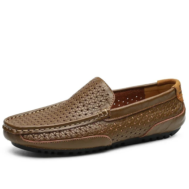 Breathable Leather Loafers for Men