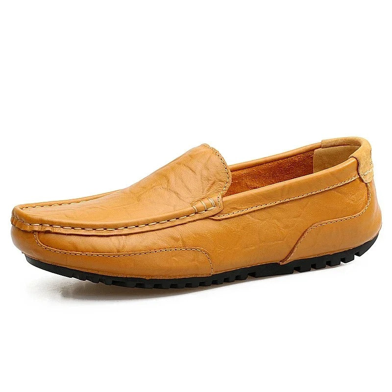 Breathable Leather Loafers for Men